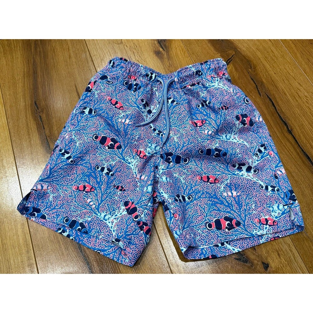 Peter Millar Seaside Collection Clownfish Swim Trunks Boys XS